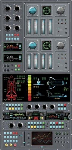 Spaceship Control Panel Peel And Stick