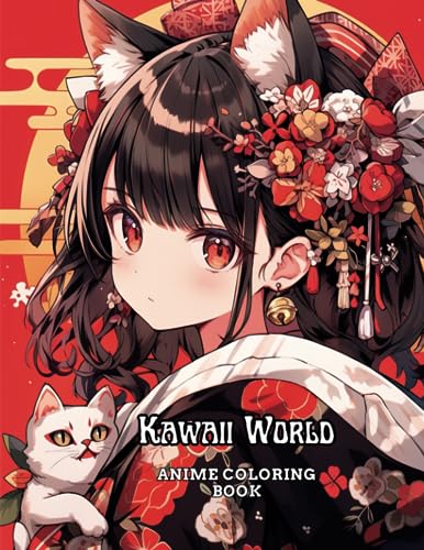 Kawaii World: Anime Coloring Book