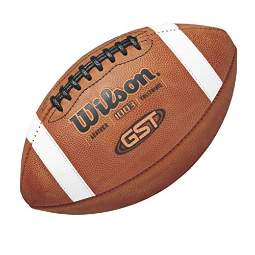 Wilson GST Leather Game Football