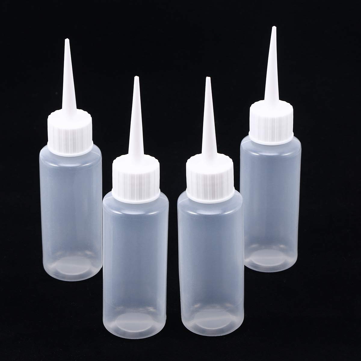 Condimento Bottiglie Spremere di con Coperchio Tappo per Senape olio d' oliva 50ML 4PCS