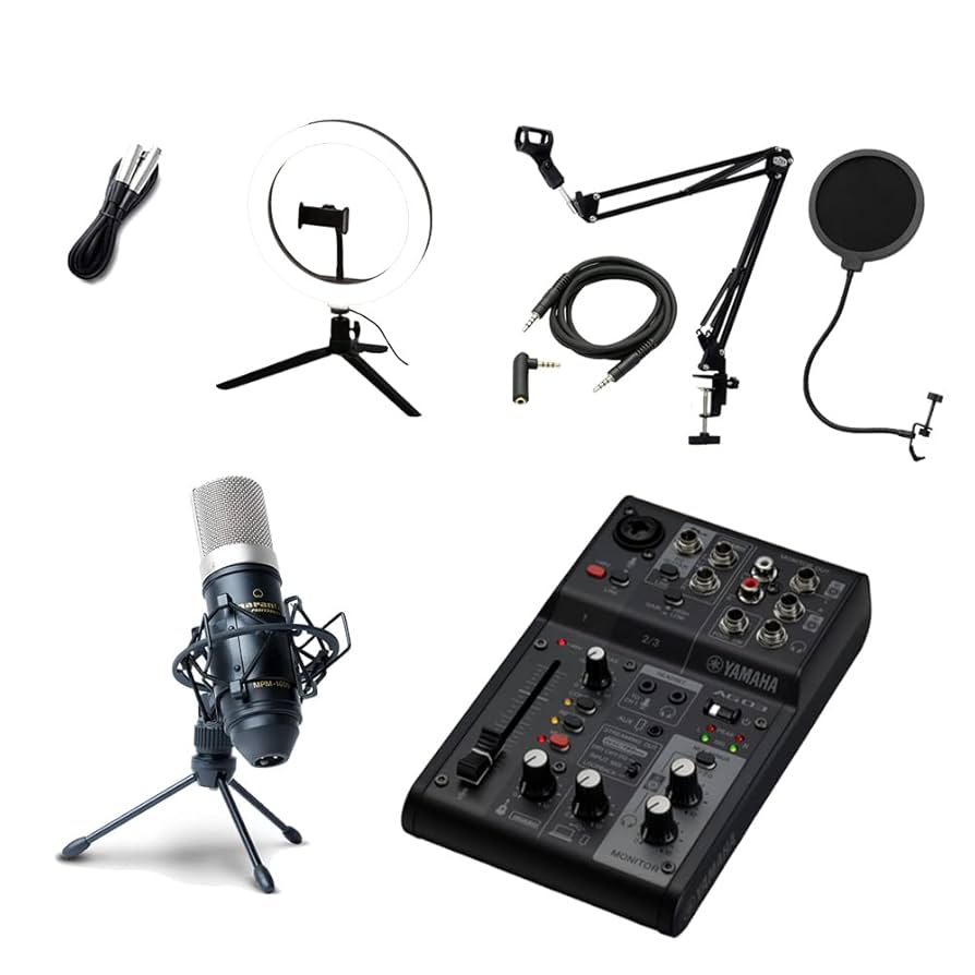 Amazon.co.jp: YAMAHA AG03MK2 配信セット (MPM-1000+ライト