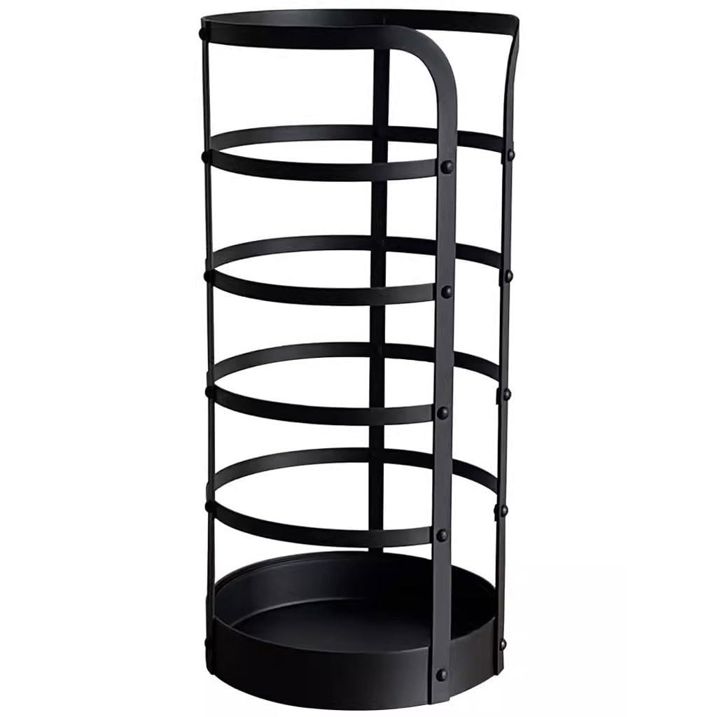 SBJKLYRN umbrella stand, Umbrella Storage Stand With Hook, Umbrella Drain Rack For Entryway, Bin