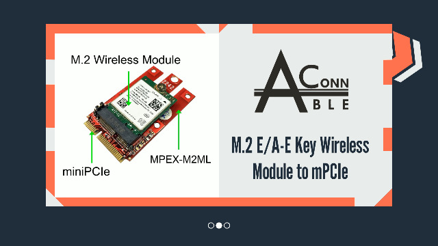 Amazon.com: Ableconn MPEX-M2WL Mini PCIe Adapter with M.2 Key E