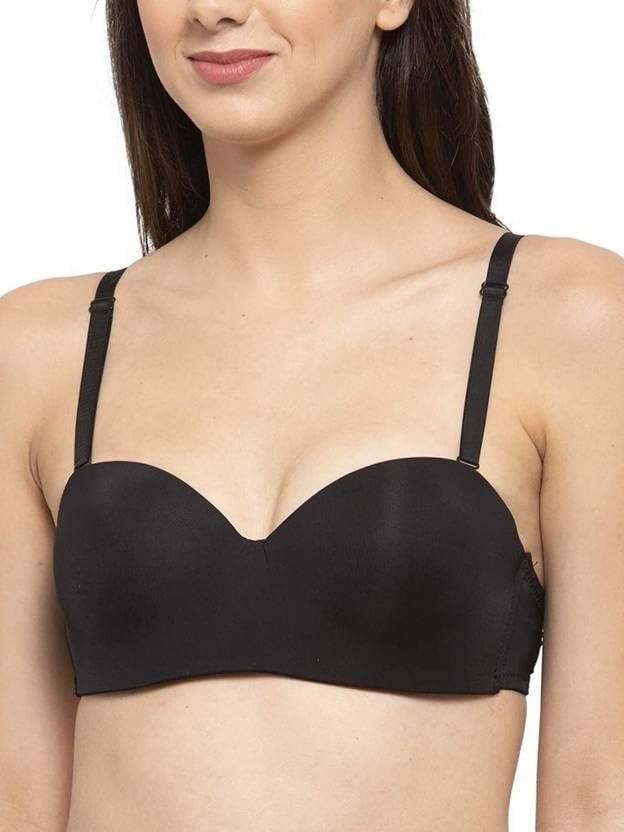 Womens Everydays Padded Underwired Demi Cup Pushup Bra Comfort Tshirt Purple 34-picture-11