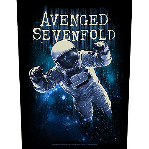 XLG Avenged Sevenfold Astronaut Back Patch Heavy Metal Rock Band Sew On Applique Black