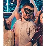 SIQUK Couple Masquerade Masks with Stick Venetian Party Mask Halloween Costume Carnival Mask for Couples Women and Men - Image 5