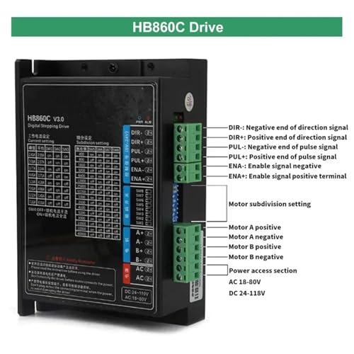 Alimentation 400W et driver 6A pour motorisation pas à pas CNC éliminant les pertes de couple - 3