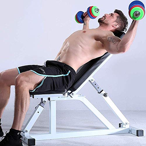 BATOWE Weight Bench Adjustable Weight Bench-Utility Gym Bench for Full Body Workout, Multi-Purpose Foldable Incline Dumbbell Benchs Weight Bench Adjustable
