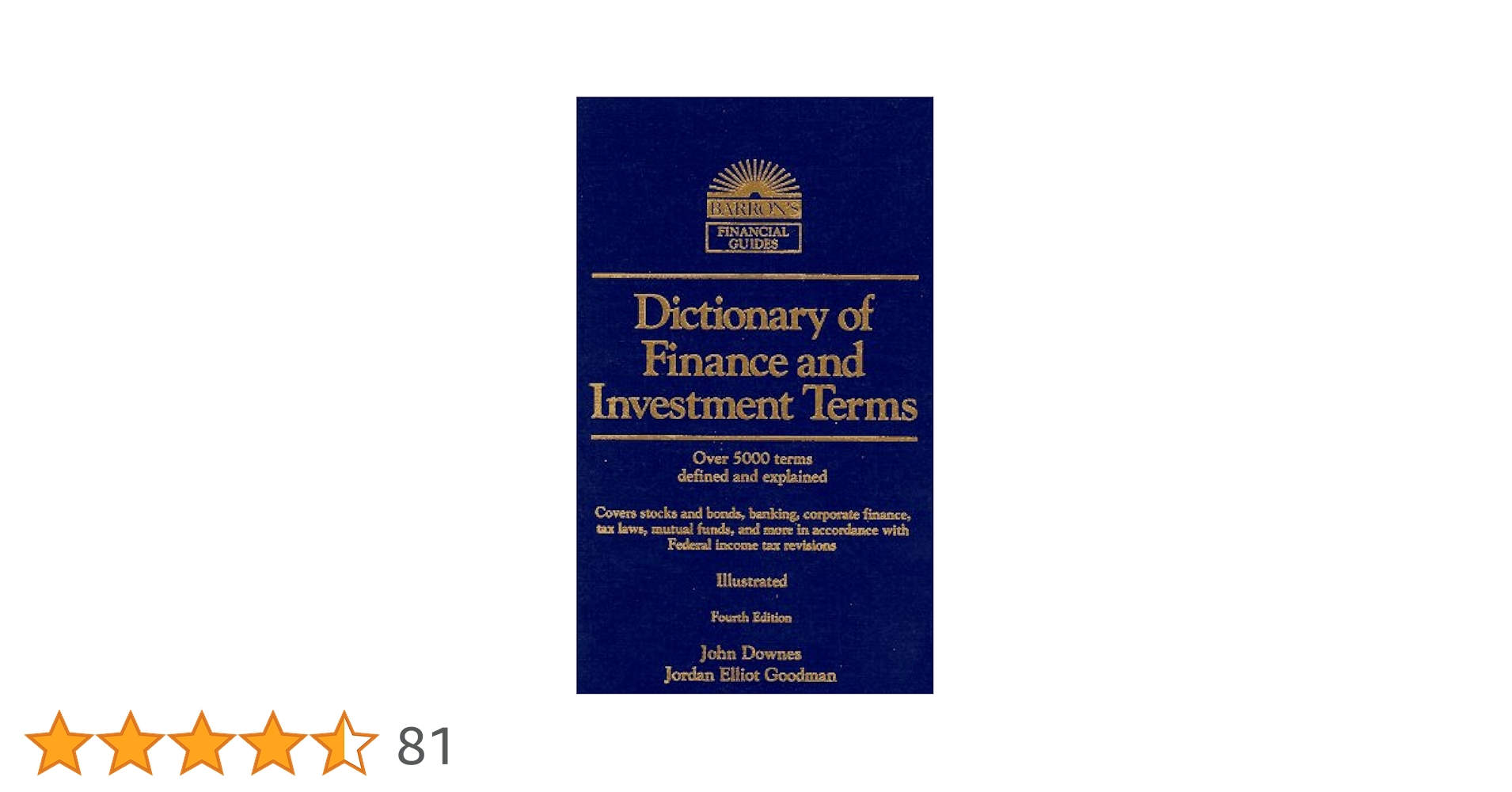 洋書 Dictionary of Financial & Investment Amazon.com: Dictionary of Finance and Investment Terms