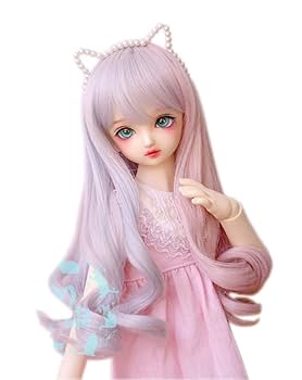 Amazon.co.jp: ABUNDANTDOODS 1/3 1/4 1/6ドール用ウィッグ