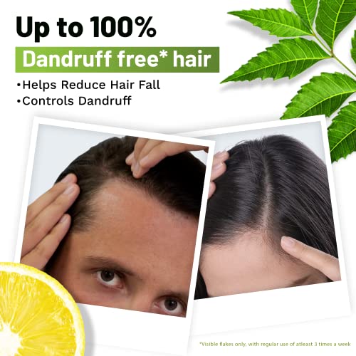 SESA Ayurvedic Anti Dandruff Shampoo 500ml | Neem + Lemon | Helps Reduce Hairfall | Controls Dandruff - Image 4