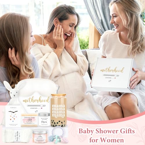 Image of New Mom Care Package After Baby New Mom Gift Basket for Women After Birth Postpartum Gifts for Expecting Moms Baby Shower Gifts for Mommy To Be Cool Presents for Mother To Be First Time Moms Gift Set