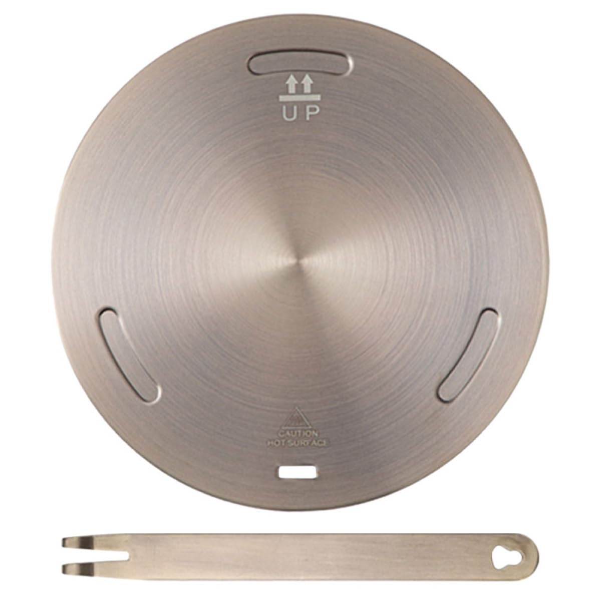 SHINEOFI Placa Difusora de Calor de Acero Inoxidable 20 Cm Rosé Gold, Adaptador para Cocina de Inducción y Gas, Disco Convertidor de Calor Esencial para Cocinar Uniformemente