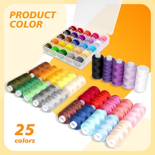 Set de Hilos de 50 piezas Multicolor para Costura miniatura 6