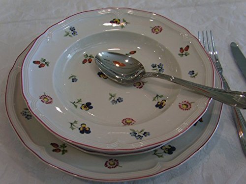 VILLEROY& BOCH Lot de 8 assiettes plates et 4 assiettes creuses