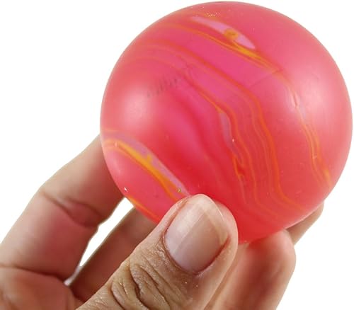 Miniatura 5 de 2 bolas de azúcar con remolino de mármol, bola elástica de melaza de 2.4 pulgadas de grosor, pegamento y gel, ultra blando y moldeable, de tiro