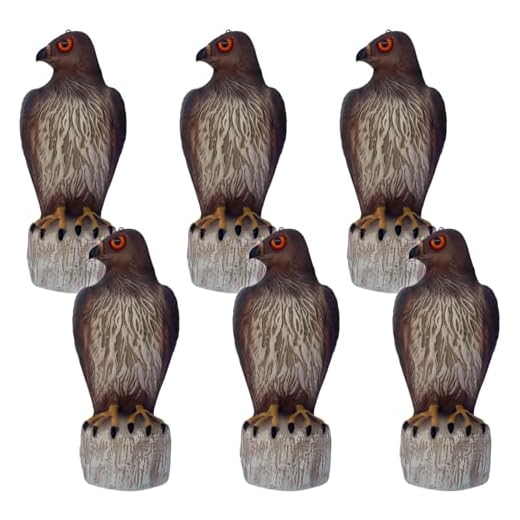 Lifelike Hawk Decoy for Bird Deterrence