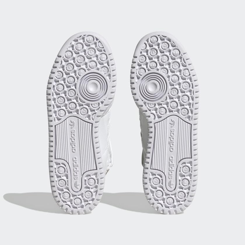 adidas Forum Mid Shoes Kids', White, Size 5.53