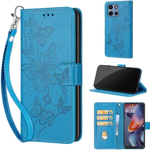 Étui portefeuille pour Motorola Moto G 2025 KHUS24113009 chic noir