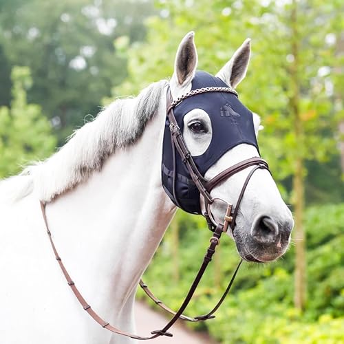 Fenwick Liquid Titanium Therapeutic Horse Mask, Calming Far Infrared Therapy Mask Made with Breathable 4-Way UV Blocking Stretch Fabric