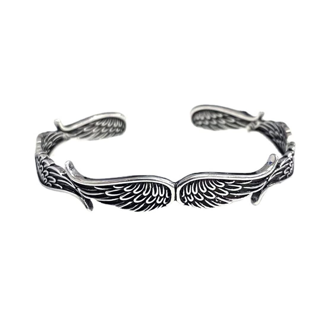 GAUEIOURAngel Wings Bracelet,Vintage Style Alloy Adjustable Bracelet, Unique Design Angel Feather Bracelet, Universal for Men and Women丨Jewelry Gift丨Lovers Gift丨Friendship Gift丨
