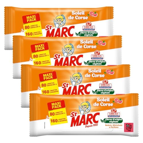 Lingettes Désinfectantes Soleil De Corse St Marc Sachet De 80 Lingettes Larges =160 Normales - vue 6
