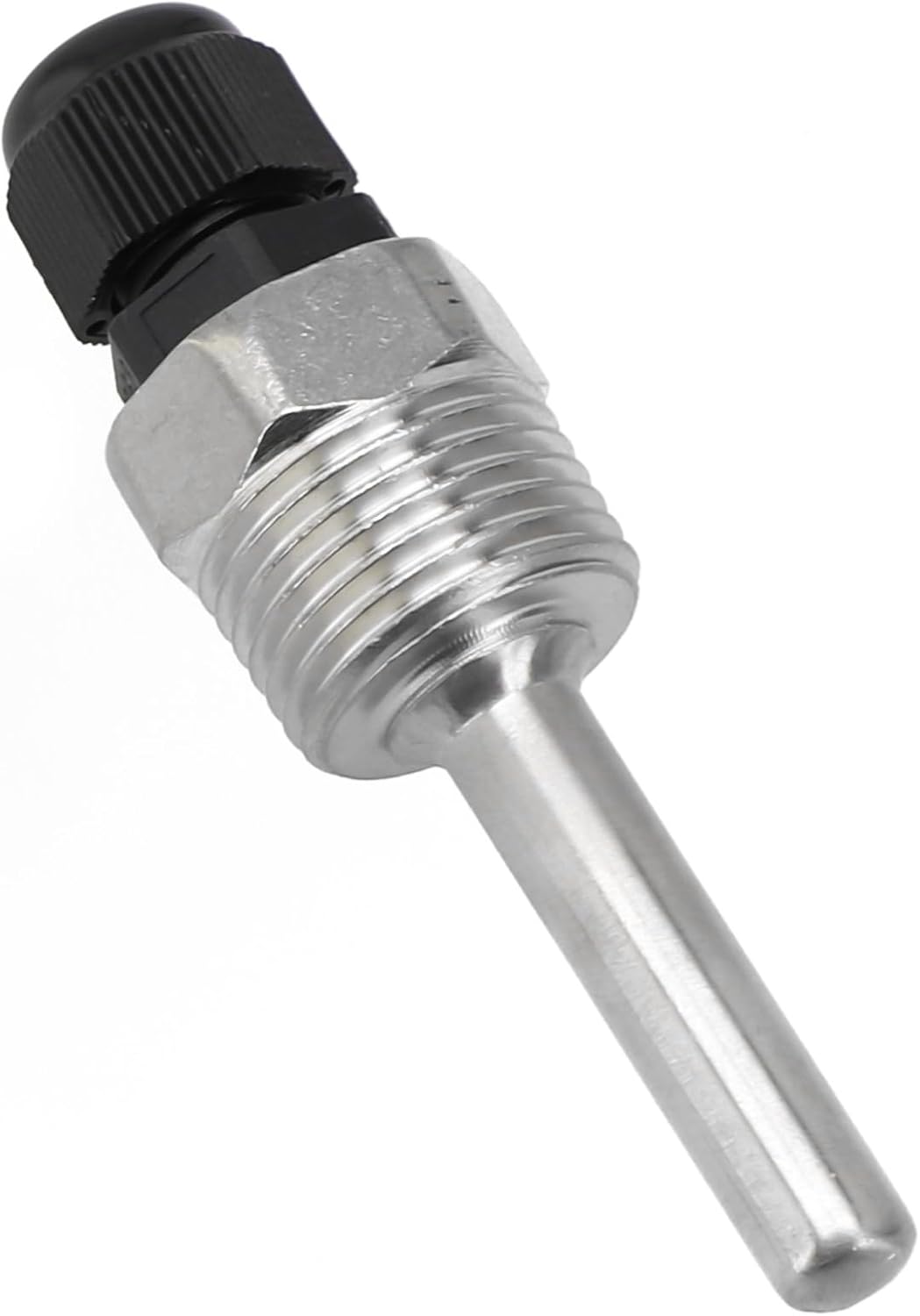 10PCS 304 Stainless Steel Thermowell, 30mm Waterproof 1/2inch NPT Thread Thermowell For Temperature Sensor for Beer Fermenter(50mm)