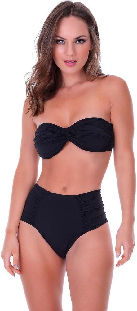 Biquíni Hot Pants com Bojo Tomara que Caia Preto Summer Soul