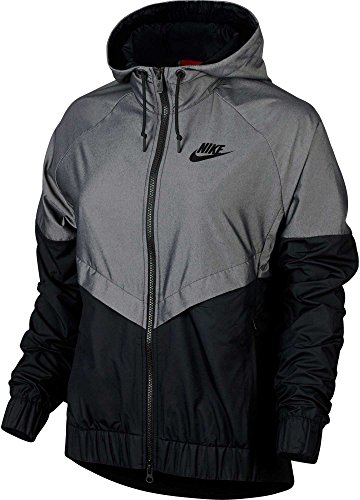 Nike - Abrigo Impermeable - para Mujer Negro X-Large
