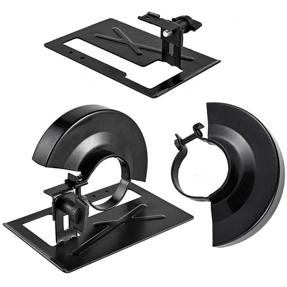 Galaxe Angle Grinder Base Bracket Cutting Machine Base Holder Metal Protector Woodwoking Tool Accessories Balance Shield Wheel Guard (Portable cutting Stand)-image-2