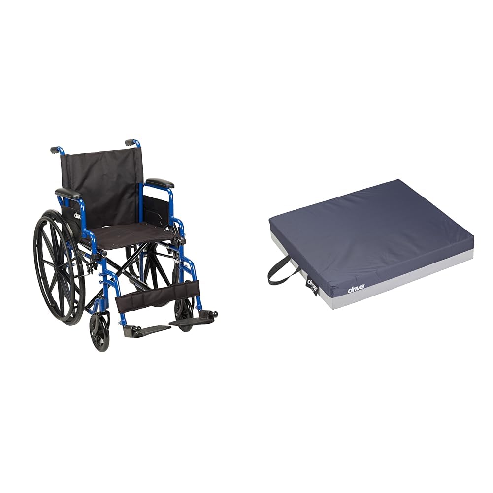 Amazon.com: Drive Medical Blue Streak Wheelchair with Flip Back