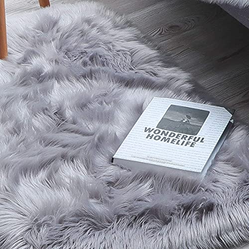 Tapis de salon doux 60x90 lavable pour chambre chaleureuse