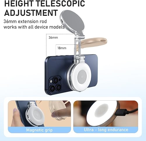 AprYew Magnetic Selfie Light