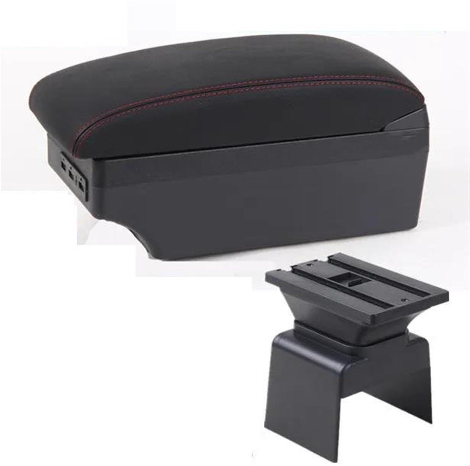 Noheeu C Red Line 7Usb Car Accessories Interior Details Armrest Storage Box Modification Parts For 307 Cc Convertible