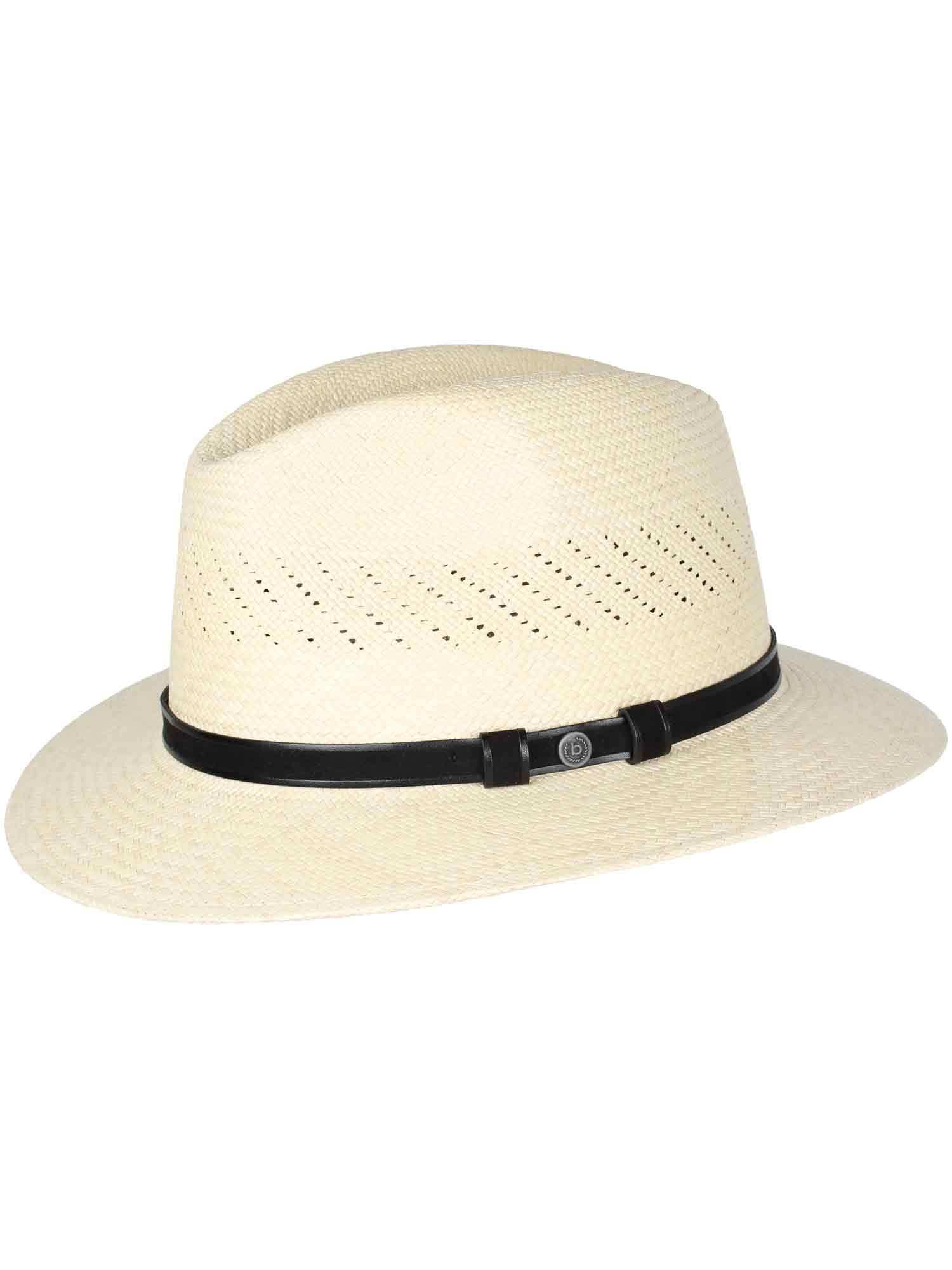 bugatti cappello Panama originale da uomo - cappello da sole con fascia in pelle - disponibile nelle misure 57, 59 e 61