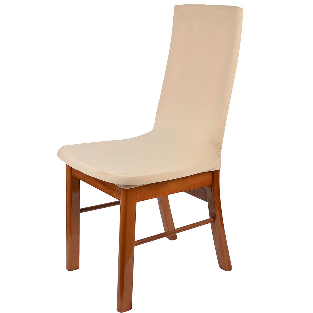 Ruilogod Bar Spandex Baring Banque Banquet Élastique Chaise Élastique Couverture de siège 4pcs Orange clair
