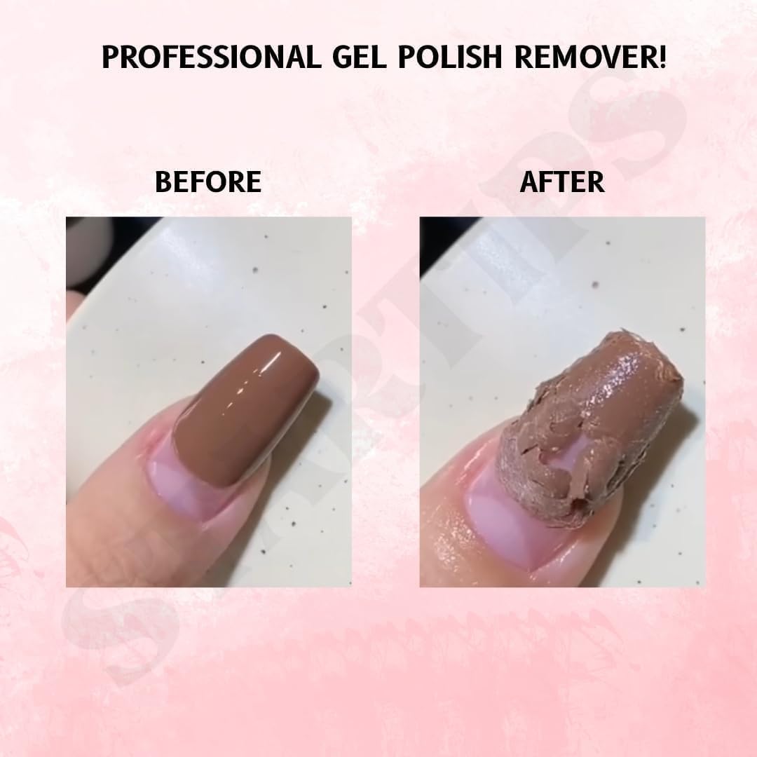 STARTIPS Gel Nail Polish Remover Kit, No Need for Foil, Quick & Easy Polish Remover In 3-5 Minutes, No Need Soaking Or Wrapping (15 ML), Nail Art Kit For Women, DIY Nails At Home, Salon Finish at home. nail polish remover liquid - Image 6 thumbnail