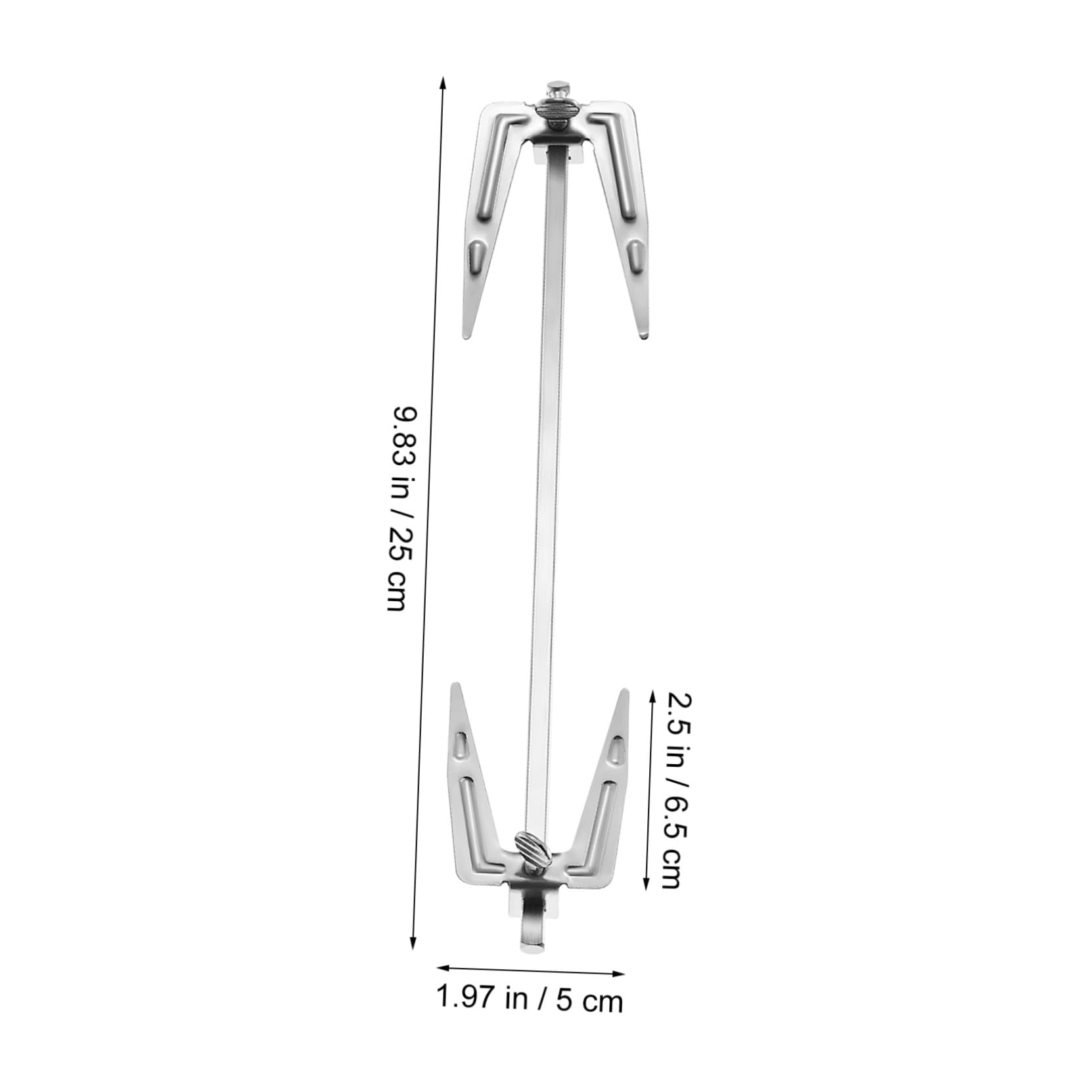 Housoutil Accessorio Girarrosto Per Friggitrice Ad Aria in Acciaio Inox 25Cm Forchetta Rotante Universale Per Fornetto E Barbecue Spiedino Gira Arrosto Per Carne E Pollo