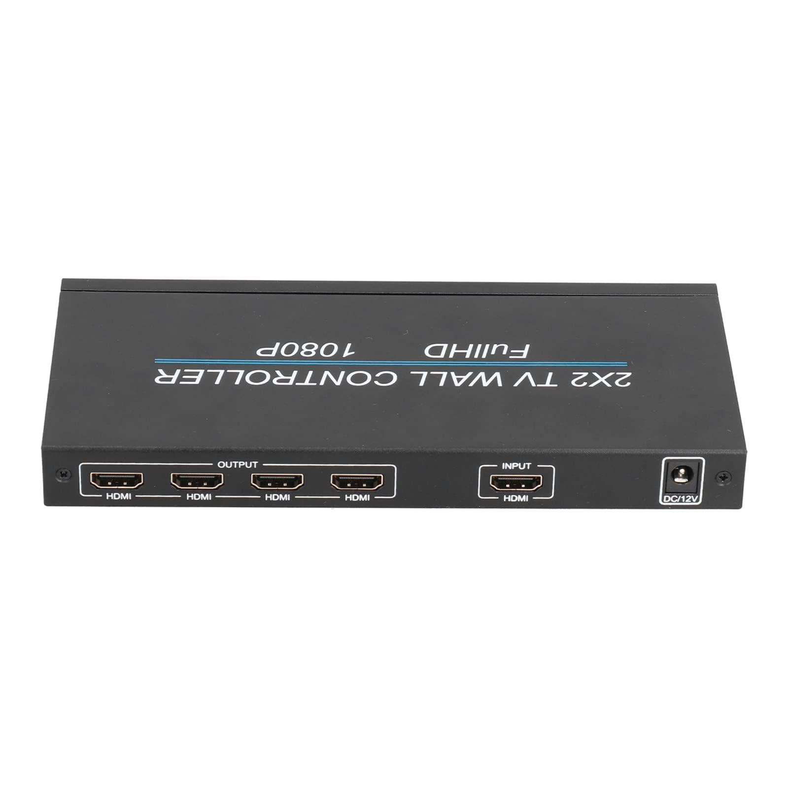 LED Video Wall Controller, 1080P Screen Splicing 2X2 HDMI Video Image Processor, 4 HDMI Output Support Splicing 2X2/1X2/1X3/1X4