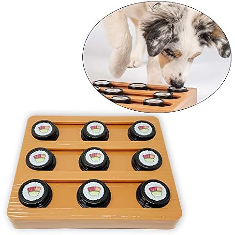 Our Pets Sushi Interactive Puzzle Game Dog Toys & Cat Toys (Dog Puzzle, Cat Puzzle & Interactive Dog Toys) Great Alternative to Snuffle Mat for Dogs, Slow Feeder Dog Bowls & Slow Feeder Cat Bowl Cover