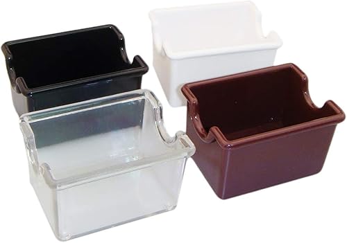 Miniatura 7 de New Star Foodservice 22643 - Soporte de plástico para paquetes de azúcar, marrón, juego de 24