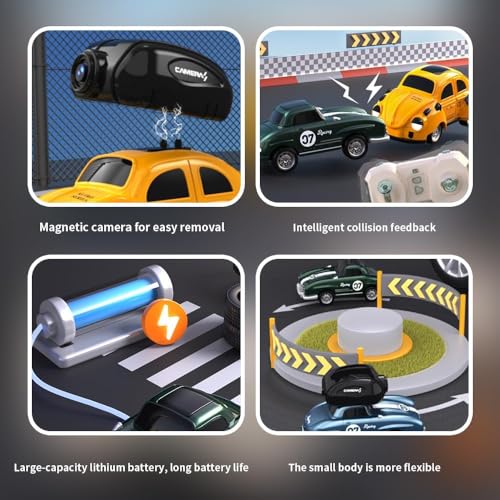 Image of Bestie toys 2.4g Mini Remote Control Car Toy for Kids Light with Camera Children's Fun Racing Vehicle Phone APP Controlled Camera Car with LED Light, USB Charging, Gift Toy for Boys and Girls