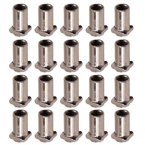 QIEIEI 20Pcs Floor Drum Part Drum Screws Percussions Nut Replacement Swivels Nut Drum Screw Nut Spare Parts