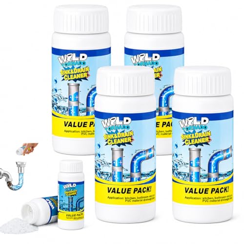 Wild Tornado Sink and Drain Cleaner Drain Clog Remover & Opener (4pcs)