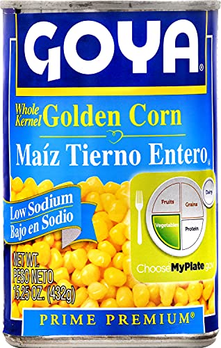 Goya Foods Low Sodium Whole Kernel Golden Corn, 15.25 Ounce (Pack of 24) - Thumbnail 4