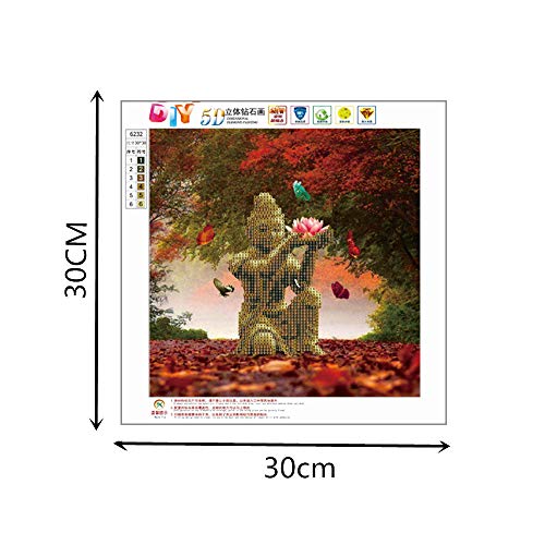 DIY Diamond Painting Kit Boeddha DIY 5D Diamond Painting by Number Kit Rhinestone Embroidery Borduur Pakketten Supply… - Image 3