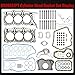5184352AF 3.6L Pentastar Timing Chain Kit Engine Gasket for J-eep Jk 3.6 Wrangler Grand Cherokee 3.6L 2011-2015,for Dodge 3.6 Grand Caravan Durango Journey,for Chrysler 200 HS26541PT Gasket Kit