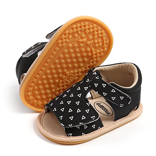 Image of GAISUMMI Baby Girls Sandals Summer Bowknot Infant Crib Shoes Toddler Pu Leather Soft Rubber Sole First Walkers