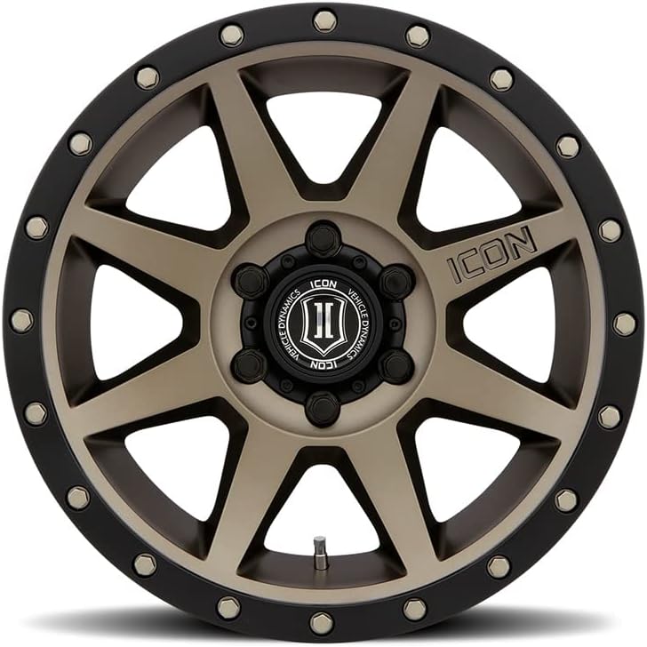ICON Alloys Rebound, Bronze, 18 x 9/6 x 5.5, 0mm Offset, 5" BS, 1818908350BR