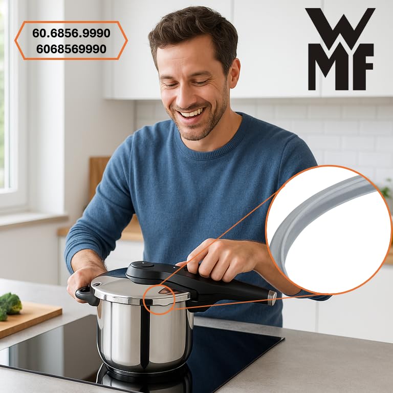Guarnizione Di Ricambio Per Pentola A Pressione WMF - Ø 22 Cm In Silicone - Nr. 6068569990 - Foto 8